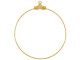 Earring Hoop Component, Crimp, 1.5" Round, Raw Brass (gross)