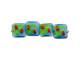 Bring the magic of the sea to your designs with these Grace Lampwork beads. These beads feature a square shape with a puffed dimension, so they will stand out in designs. The front of each bead features a raised design of a red-haired mermaid against a blue ocean background. The back side features red and orange fish swimming in front of green seaweed and a blue ocean background. Use them in necklaces, bracelets, and earrings. This item is handmade, so appearances may vary. Dimensions: 15 x 15mm, Hole Size: 2.5mm