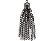 Gunmetal Tassel, Chain, 8-Strand (12 Pieces)