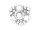 Sterling Silver Bead Cap, Filigree (Each)