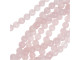 Let graceful color accent your designs with the Dakota Stones rose quartz 6mm round beads. Available by the strand, these beads are perfectly round in shape and display a soft, pale pink shade full of hazy beauty. It has a hazy to translucent look due to microscopic fibrous inclusions of pink borosilicate mineral related to Dumortierite. Rose quartz is the stone of gentle love. Mined in North America, South America, Europe and Africa, it is said to lower stress, as well as bring brightness, compassion, kindness, tolerance and gentleness. These beads feature a versatile size that will work anywhere.Because gemstones are natural materials, appearances may vary from bead to bead. Each strand includes approximately 34 beads.