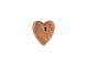 Create a sweet accent with this Nunn Design flat tag. This small tag takes on the classic shape of a heart. A hole is punched through the top, so you can easily add it to designs. It makes an adorable touch on any jewelry design. You can use this tag as-is or personalize it with a stamped initial.