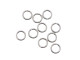 Looking for high-quality jump rings for your DIY jewelry projects? Look no further than our genuine sterling silver open jump rings! These versatile rings are perfect for securely fastening the female half of small clasps, hooks, and other fasteners to your chain. Plus, with an 18 gauge thickness, these rings are less likely to open due to tension placed on them by wear. Whether you're making earrings or charm bracelets, our jump rings are sure to get the job done. Just be sure to give them an extra pinch with pliers to ensure the ends meet and stay closed. Shop now and take your handmade jewelry to the next level!