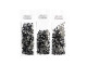 Flat Back Rhinestones ss12 (3mm) - Jet (432pcs)
