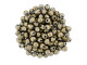Fire-Polish 2mm : ColorTrends: Saturated Metallic Emperador (50pcs)
