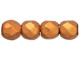 Fire-Polish 2mm : ColorTrends: Saturated Metallic Russet Orange (50pcs)