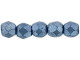 Fire-Polish 2mm : ColorTrends: Saturated Metallic Neutral Gray (50pcs)