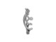 Sterling Silver Wavy Spiral Link