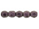 Fire-Polish 2mm : Metallic Suede - Pink (50pcs)