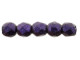 Fire-Polish 2mm : Metallic Suede - Purple (50pcs)