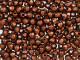 Fire-Polish 2mm : Matte - Metallic Antique Copper (50pcs)