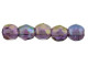 Fire-Polish 2mm : Luster Iris - Tanzanite (50pcs)