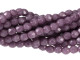 Fire-Polish 2mm : Opaque Purple (50pcs)