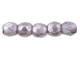 Fire-Polish 2mm : Luster - Tanzanite (50pcs)