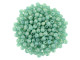 Fire-Polish 2mm : Luster Iris - Turquoise (50pcs)