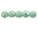 Fire-Polish 2mm : Luster Iris - Turquoise (50pcs)