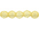 Fire-Polish 2mm : Sueded Gold Lamé (50pcs)