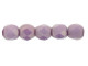 Fire-Polish 2mm : Luster - Opaque Lilac (50pcs)