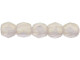 Fire-Polish 2mm : Sueded Gold Med Amethyst (50pcs)
