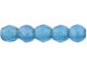 Fire-Polish 2mm : Flash Pearl - Capri Blue (50pcs)