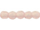 Fire-Polish 2mm : Sueded Gold Milky Pink (50pcs)