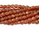 Fire-Polish 2mm : Sueded Gold Ruby (50pcs)