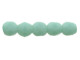 Fire-Polish 2mm : Matte - Turquoise (50pcs)