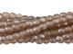 Fire-Polish 2mm : Flash Pearl - Smoky Topaz (50pcs)