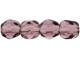 Fire-Polish 3mm : Amethyst (50pcs)