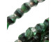 Fire-Polish 3mm : Green w/Black (50pcs)