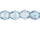 Get ready to add a touch of ethereal elegance to your handmade jewelry creations with these Czech Fire-Polish Beads in 3mm Light Blue Luster. Crafted from transparent light blue Czech glass, these faceted round beads are coated with a soft silvery shine that effortlessly catches the light. Whether you use them as spacer beads or incorporate them into delicate multi-strand designs, these beads will lend a captivating glow to your creations. With approximately 50 beads per strand, these beads offer endless possibilities for your next DIY jewelry masterpiece. Embrace their handmade charm and let your creativity shine!