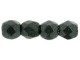 Fire-Polish 3mm : Metallic Suede - Dk Forest (50pcs)