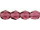 Add a touch of playfulness to your jewelry designs with these mesmerizing Czech Fire-Polish Beads in a vibrant fuchsia shade. At 3mm, these beads not only serve as perfect spacers between larger elements but can also be used to create stunning multi-strand designs or dangles. The impeccable quality and affordable price make these beads every beader's go-to choice. Let your creativity shine with these delightful beads from Starman.