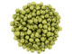 Fire-Polish 3mm : ColorTrends: Saturated Metallic Primrose Yellow (50pcs)