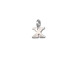 B & B Benbassat Sterling Silver Alphabet Letter Charm, X (Each)