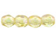 Fire-Polish 3mm : Luster Iris - Lt Topaz (50pcs)