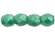 Fire-Polish 3mm : Luster - Lt Green Turquoise (50pcs)
