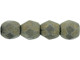 Fire-Polish 3mm : Pacifica - Poppy Seed (50pcs)