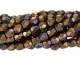 Fire-Polish 3mm : Jet - Matte Bronze Vega (50pcs)