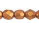 Fire-Polish 4mm : ColorTrends: Saturated Metallic Hazel (50pcs)
