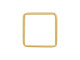 12kt Gold-Filled Jewelry Link, Square, 15mm (Each)