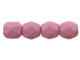 Fire-Polish 4mm : Saturated Pink (50pcs)