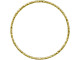 12kt Gold-Filled Jewelry Link, Textured, Round, 33mm (Each)