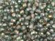 Fire-Polish 4mm : Luster - Green/Crystal (50pcs)