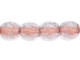 Fire-Polish 4mm : Lt Sapphire - Copper-Lined (50pcs)