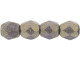 Fire-Polish 4mm : Sueded Gold Tanzanite (50pcs)