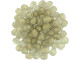 Fire-Polish 4mm : Sueded Gold Black Diamond (50pcs)