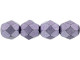 Fire-Polish 6mm : ColorTrends: Saturated Metallic Ballet Slipper (25pcs)