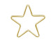 12kt Gold-Filled Jewelry Link, Star, 22mm (Each)