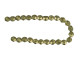 Fire-Polish 6mm : ColorTrends: Saturated Metallic Golden Lime (25pcs)